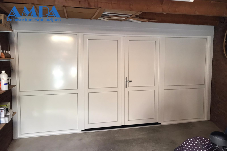 Garage deuren met panelen